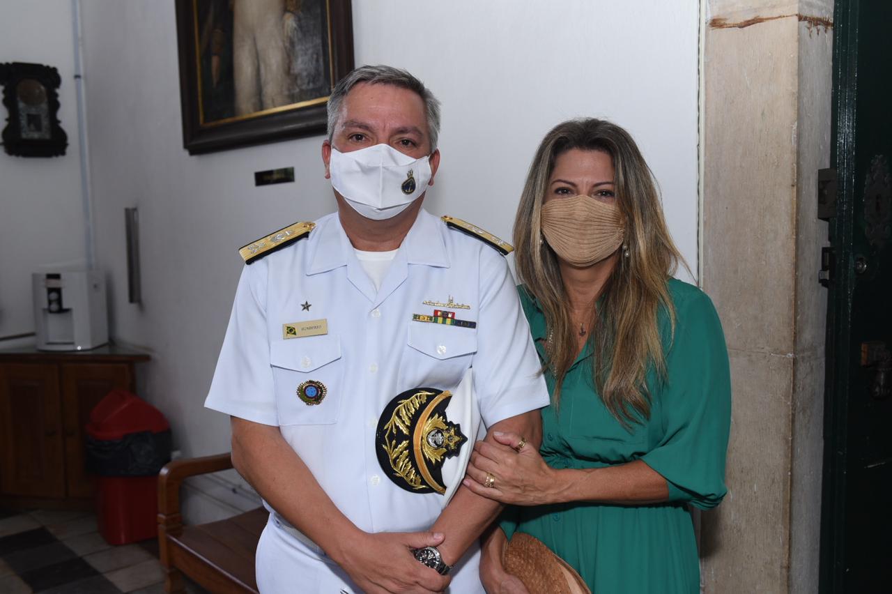 Almirante Humberto Caldas e Ana Karina Caldas                     